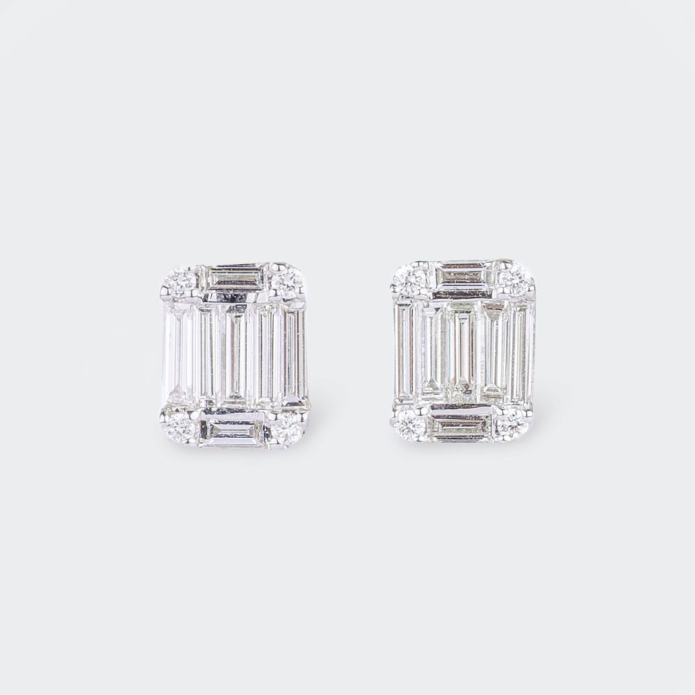 A Pair of Diamond Earstuds