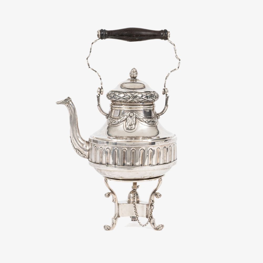 Louis XVI Teekessel auf Rechaud Louis XVI Teekessel auf Rechaud