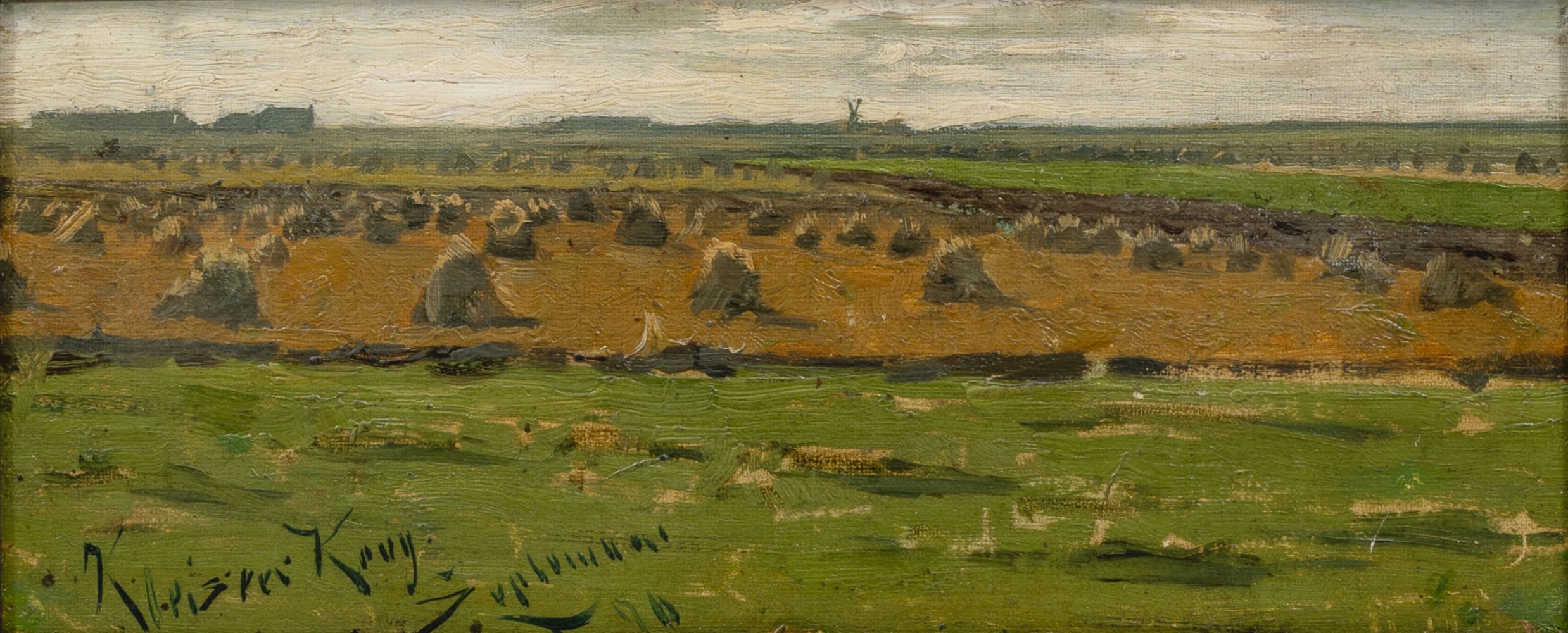 Hans Peter Feddersen - Heudiemen im Kleiseerkoog Heudiemen im Kleiseerkoog