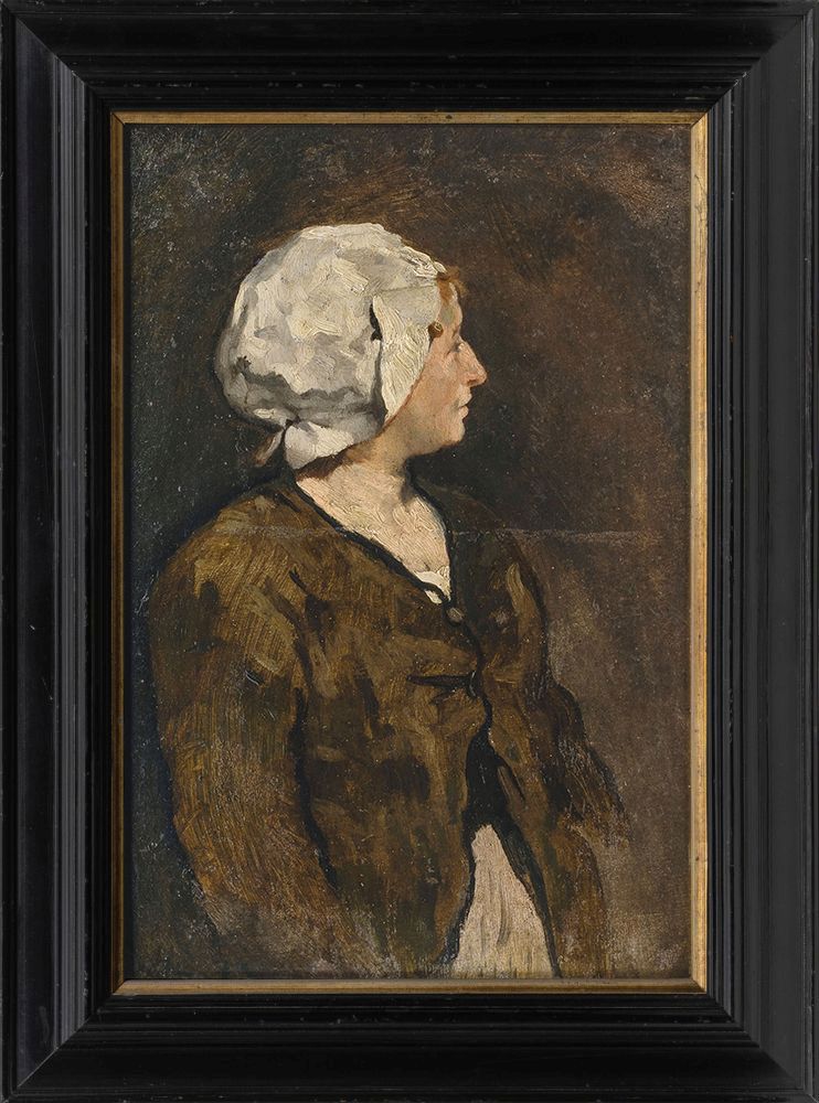 Woman with white Hood - image 2
