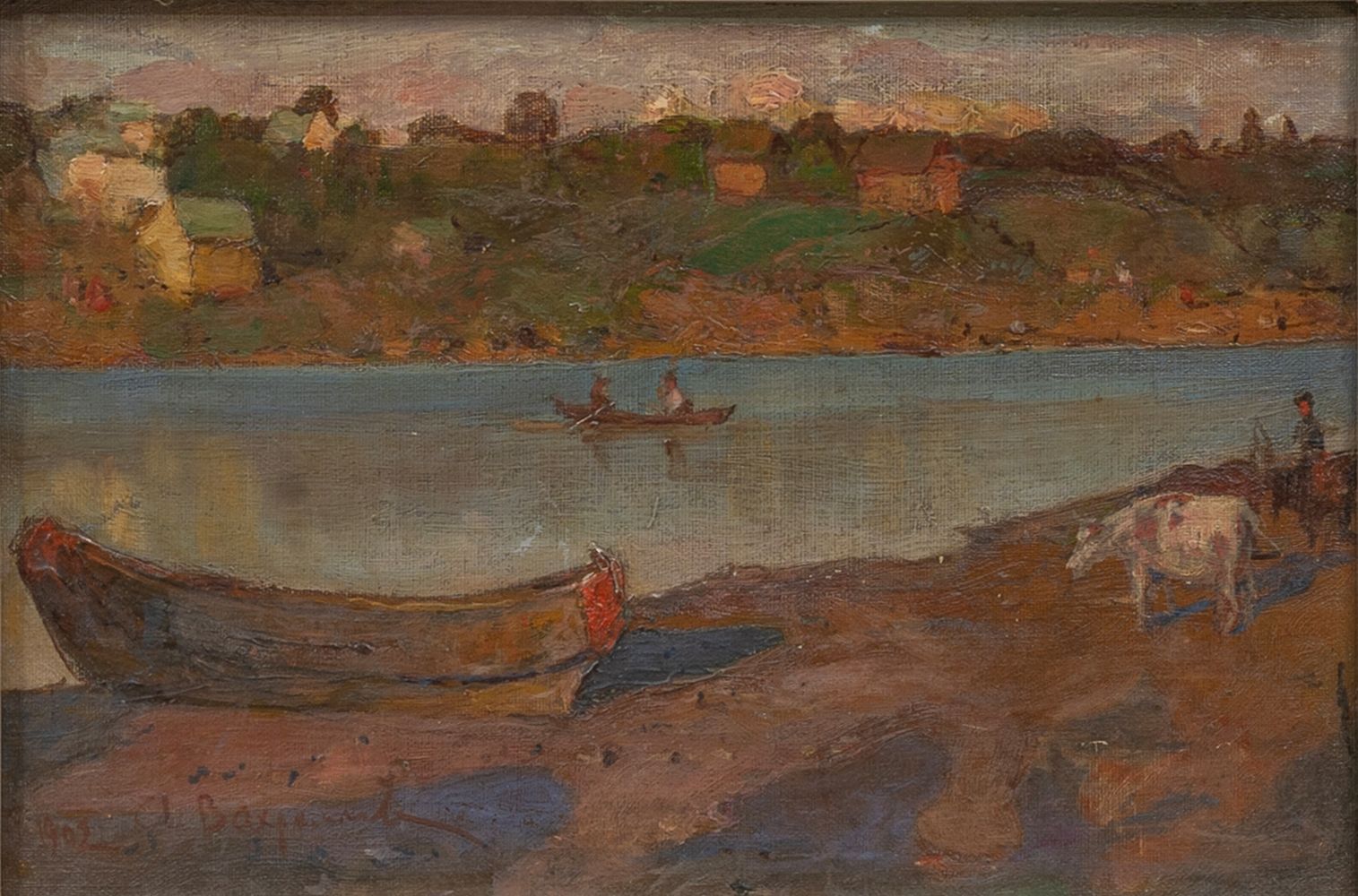 Aleksandr Vachrameev - Dorf am Ufer Dorf am Ufer