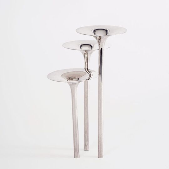 A Design Candlestick 'Concerto di Trombe'