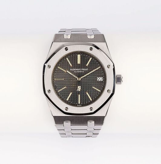 Seltene Herren-Armbanduhr 'Royal Oak Jumbo' A-Serie