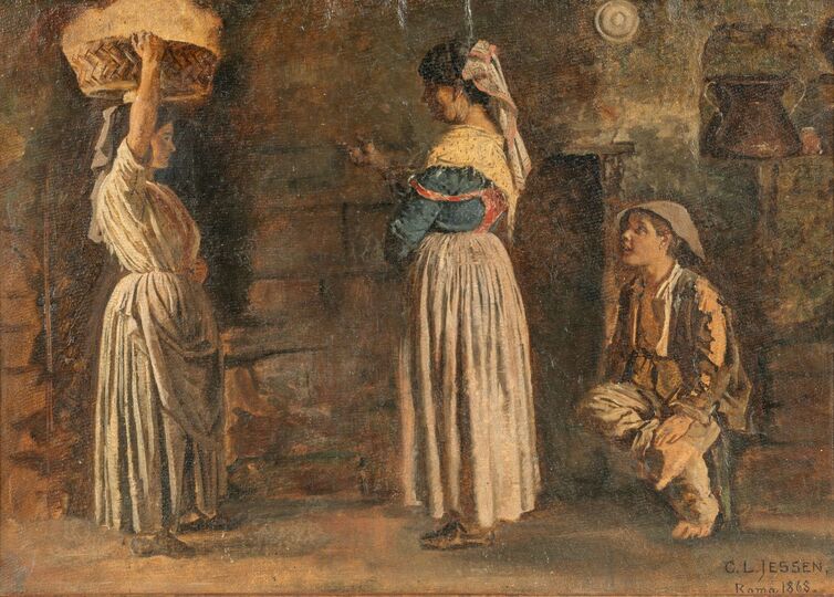 Street Scene in Rome