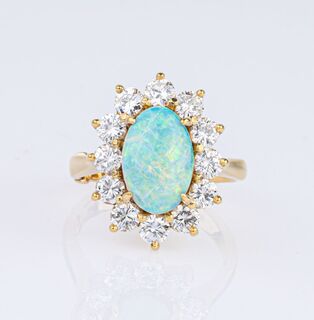 Opal-Brillant-Ring