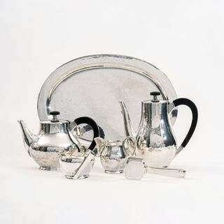 An Art Deco Coffee and Tea Service