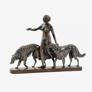 Diana with Greyhounds - Setting off on a Hunt