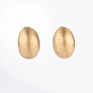 Paar Gold-Ohrclips