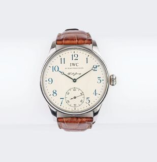 IWC - International Watch Co. - A Gentlemen's Wristwatch 'Portugieser F.A. Jones' in limited Edition A Gentlemen's Wristwatch 'Portugieser F.A. Jones' in limited Edition