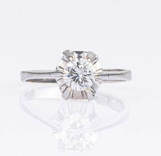 A Solitaire Diamond Ring