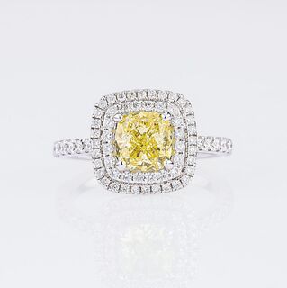 A Fancy Diamond Ring