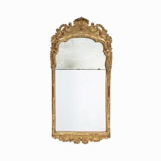 A Large Rococo Mirror