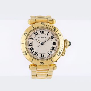 A Gentlemen's Wristwatch 'Pasha de Cartier'