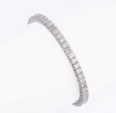 Hochkarätiges, fein-weißes Diamant-Armband - Bild 1