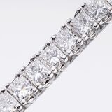 Hochkarätiges, fein-weißes Diamant-Armband - Bild 2