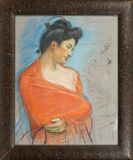 Dame in Rot - Bild 2