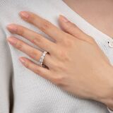 A fine-white Rivière Diamond Ring - image 3