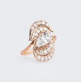 Russischer Vintage Diamant-Ring - Bild 1