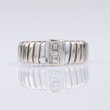 Flexi-Ring mit Diamanten