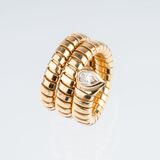 Gold-Ring mit Diamant 'Serpenti' - Bild 2