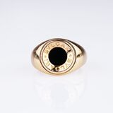 An Gold Onyx Ring 'Tubogas' - image 1