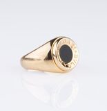 An Gold Onyx Ring 'Tubogas' - image 2