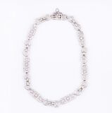 A fine, highcarat Diamond Necklace in Art-déco Style - image 1