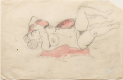 Betty mit rotem Kissen - Bild 1