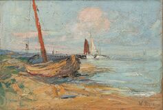 Boote an der Kurischen Nehrung - Bild 1