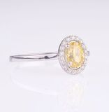 A Fancy Diamond Ring with small Diamonds - image 2