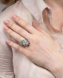 A Precious Stones Cocktailring 'Fiori Umbri' - image 2