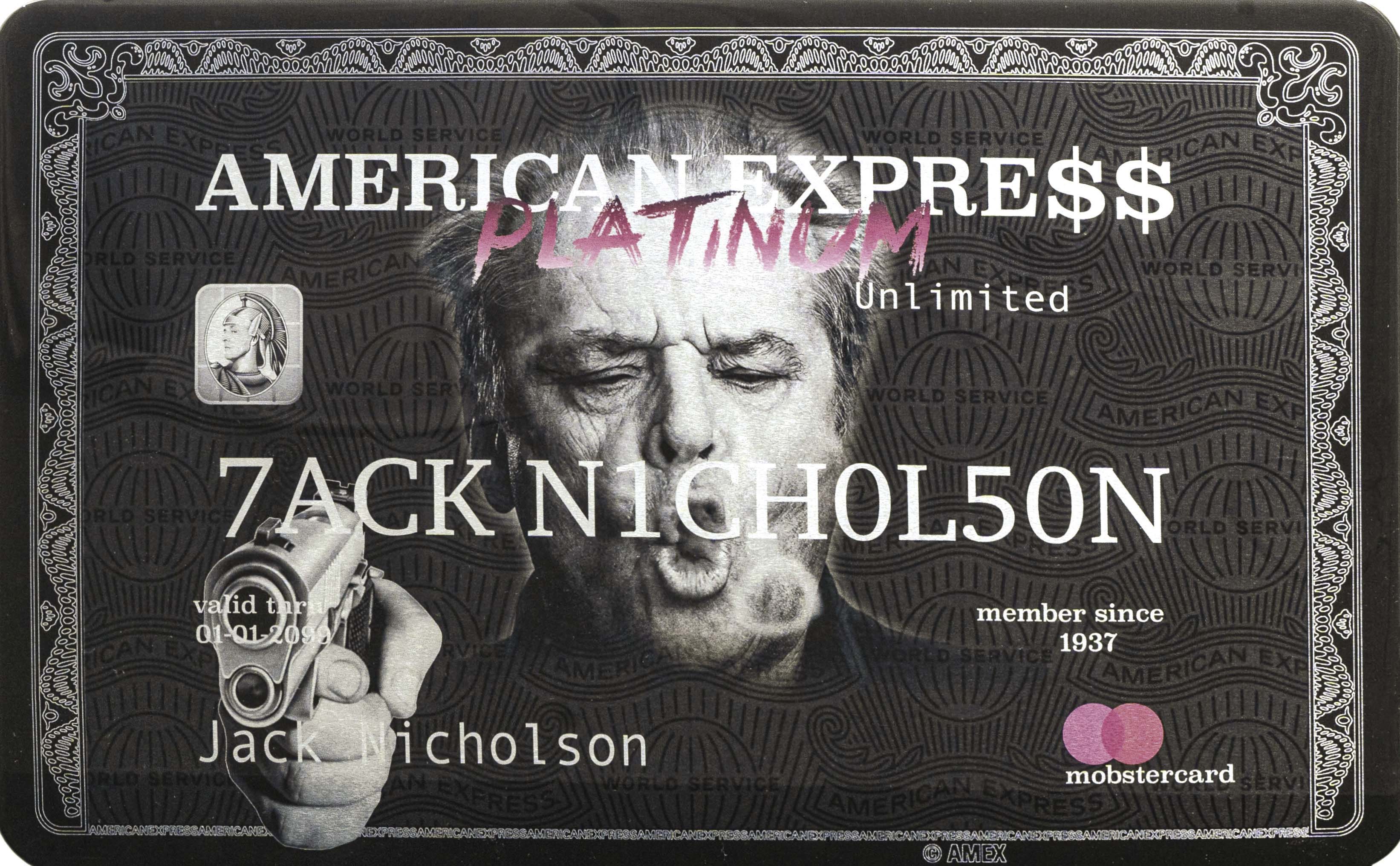Diederik van Apple - Jack Nicholson Amex Jack Nicholson Amex