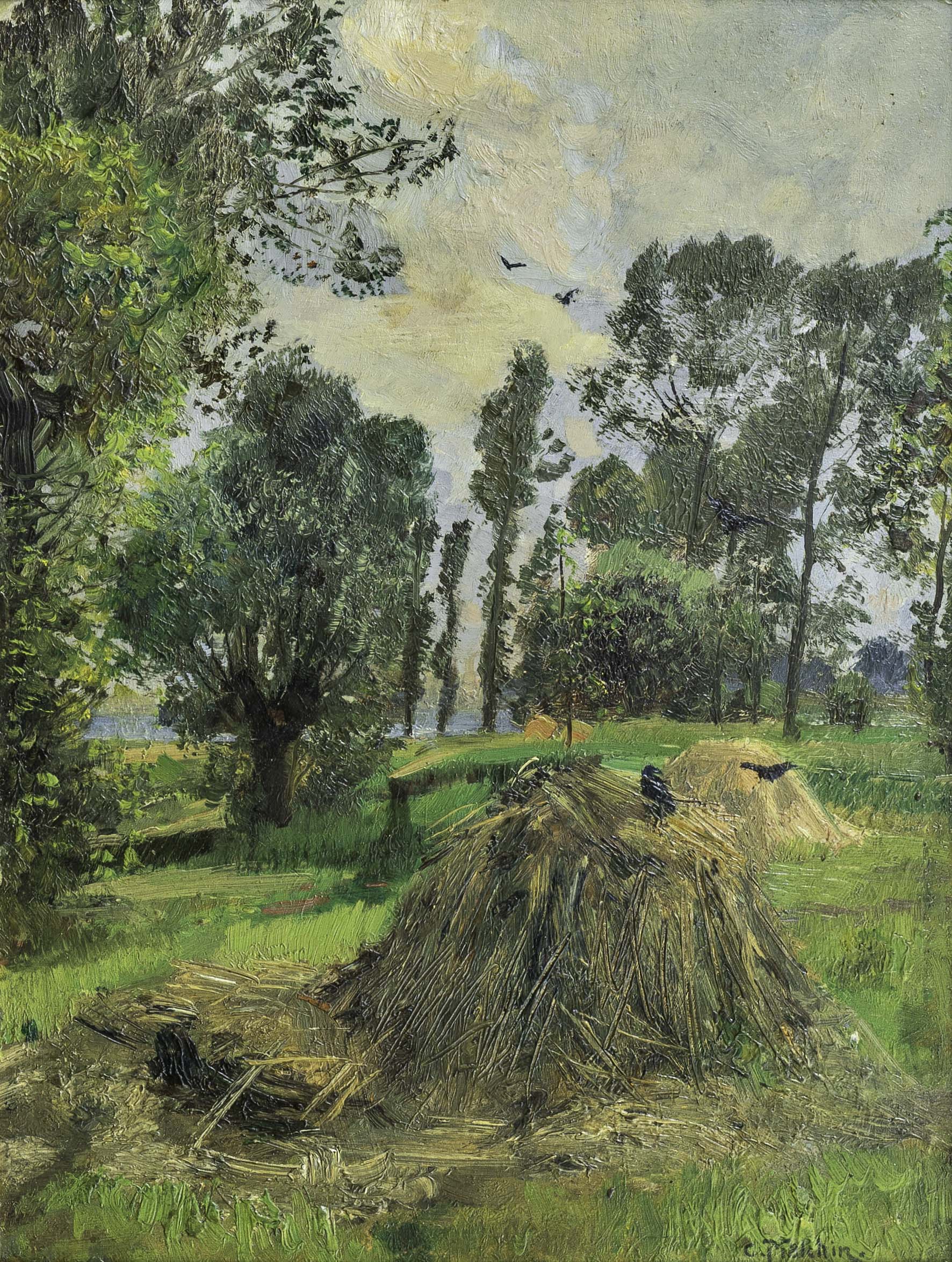 Carl Wilhelm Christian Malchin - Summer Landscape Summer Landscape