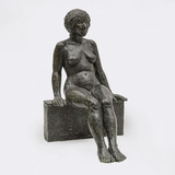 Sitzender weiblicher Akt - Bild 1
