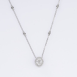 Diamant-Anhänger an Kette - Bild 1