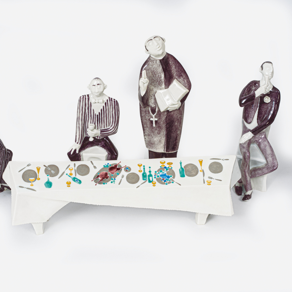 A rare Figure Ensemble from the Threepenny Opera - image 2