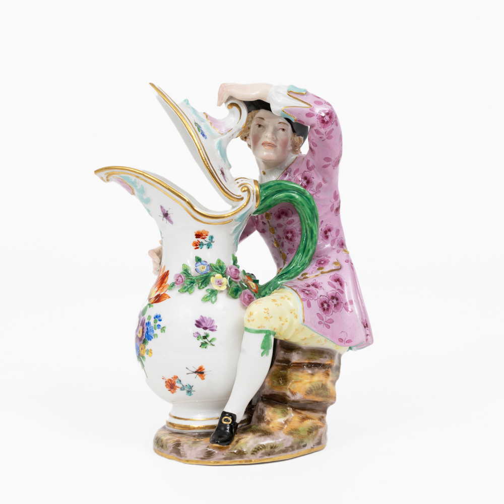 A Pair of Figures 'Farmer's wife and Farmer with Jug' - image 3