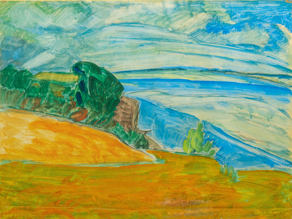 Erich Heckel - View onto the Sea View onto the Sea
