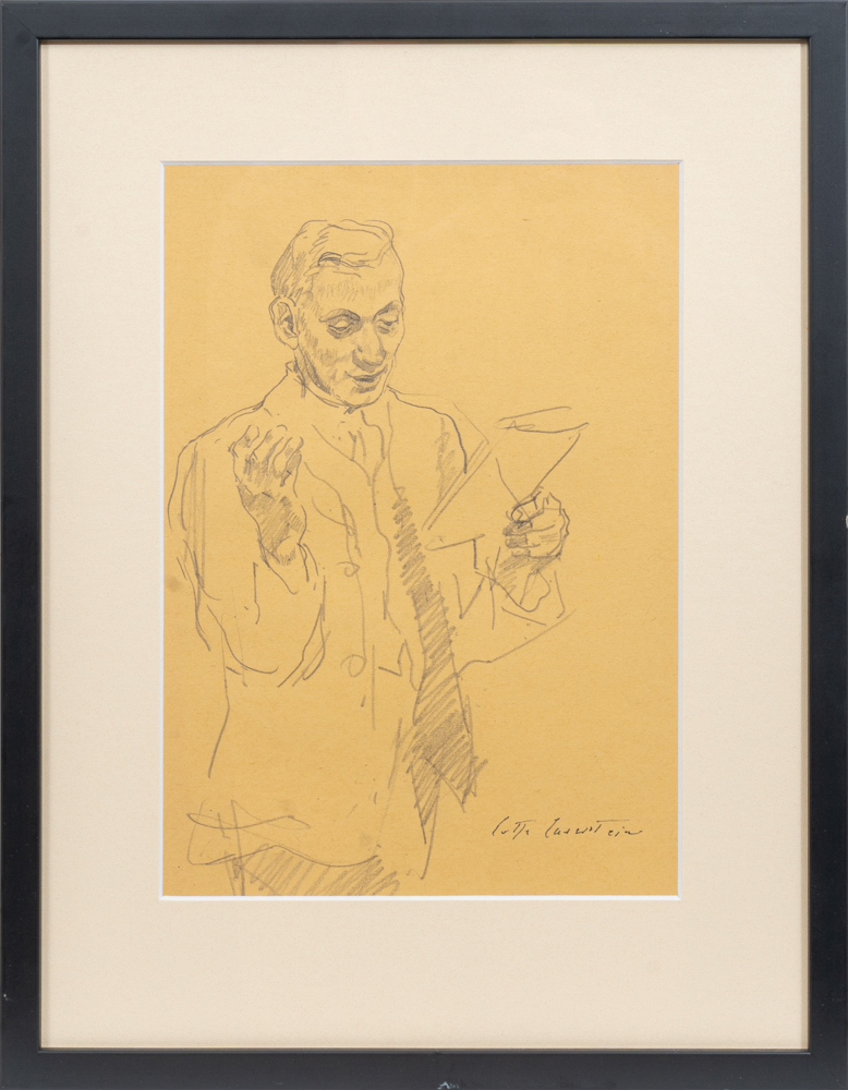 Portrait of a Man reading - image 2