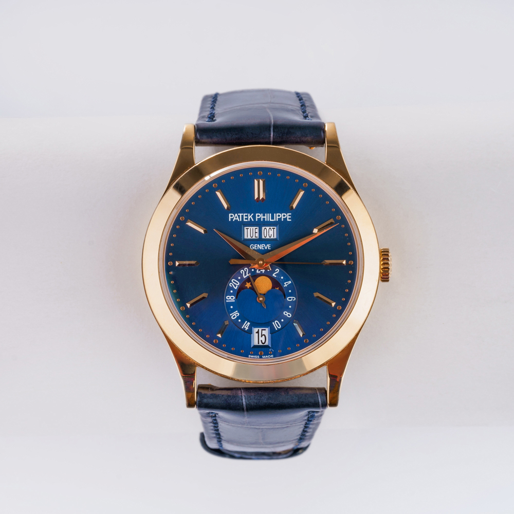 Patek Philippe - Men's Wristwatch 'Annual Calendar Blue' Men's Wristwatch 'Annual Calendar Blue'