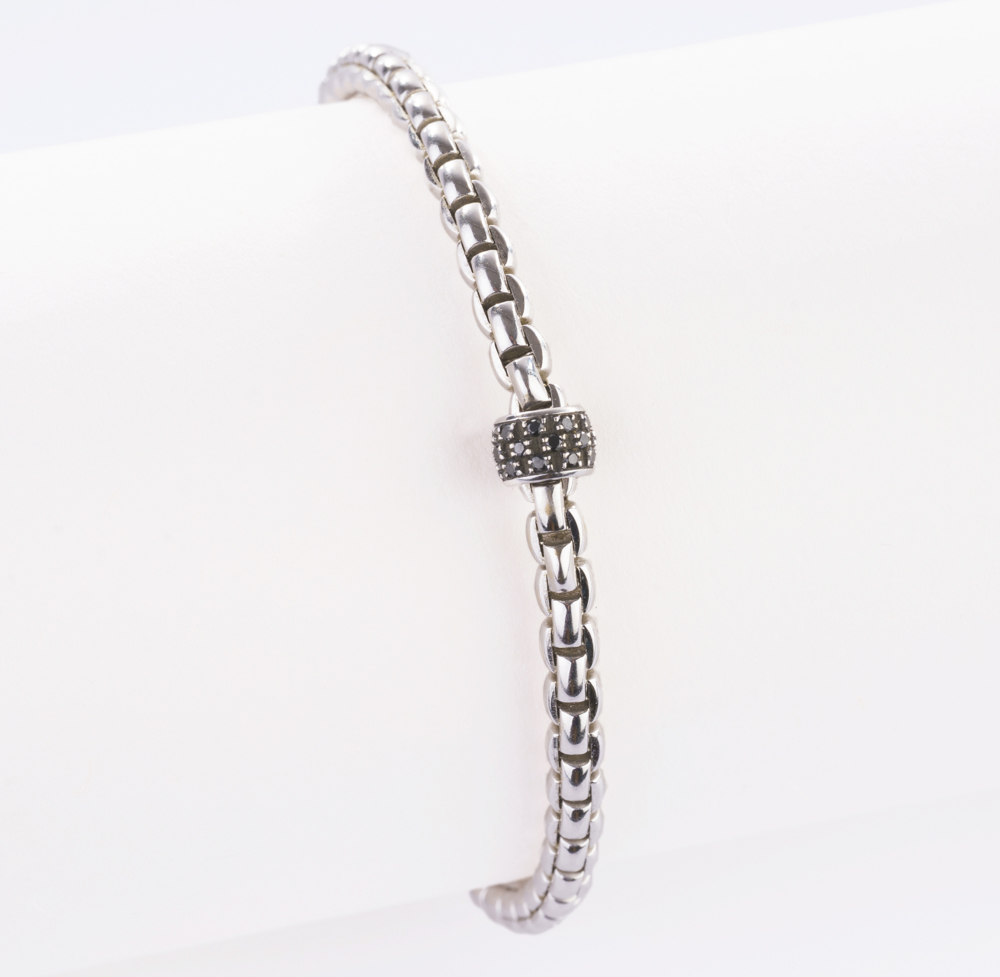 Fope - Flexi Bracelet Black Diamonds 'Eka Tiny' Flexi Bracelet Black Diamonds 'Eka Tiny'