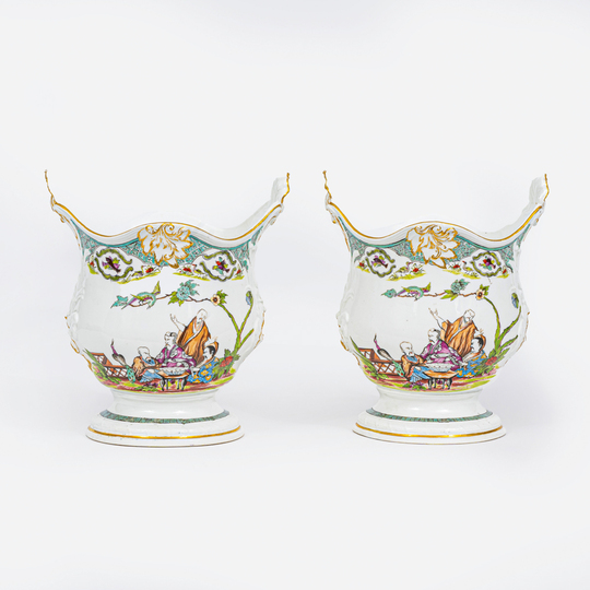 A Pair of Large Cachepots 