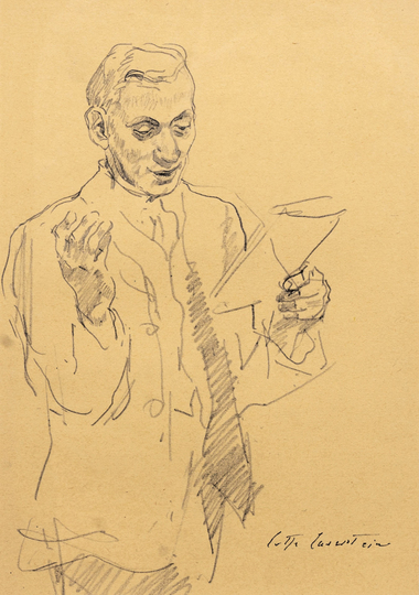 Portrait of a Man reading