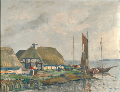 Village by the Baltic Sea