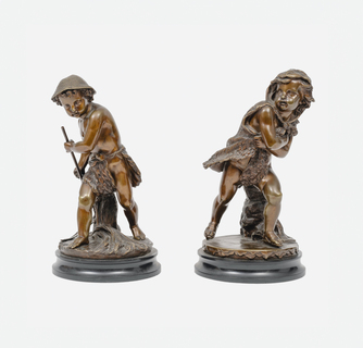 A Pair of Figures 'Autumn and Winter'