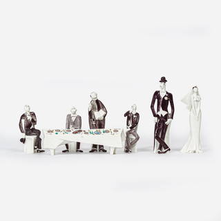 A rare Figure Ensemble from the Threepenny Opera