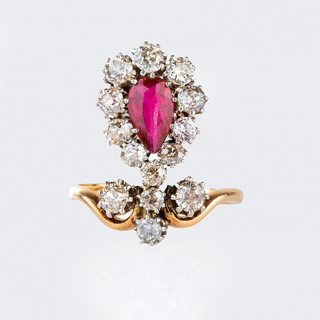 Art Nouveau Diamond Ring
