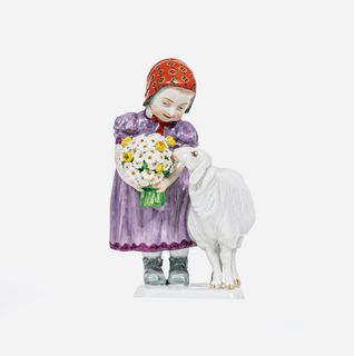 A Girl with Sheep