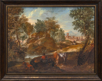 Southern Landscape with Herdsmen - image 2