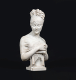 A Large Marble Bust 'Juliette Récamier' after Joseph Chinard - image 2